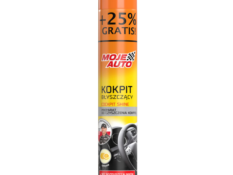 MOJE AUTO - Kokpit Błyszczący - Cytrynowy 600ml (750ml Promo)