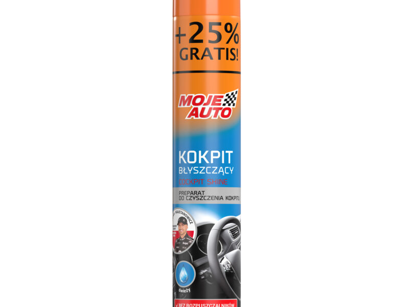 MOJE AUTO - Kokpit Błyszczący - Świeży 600ml (750ml Promo)