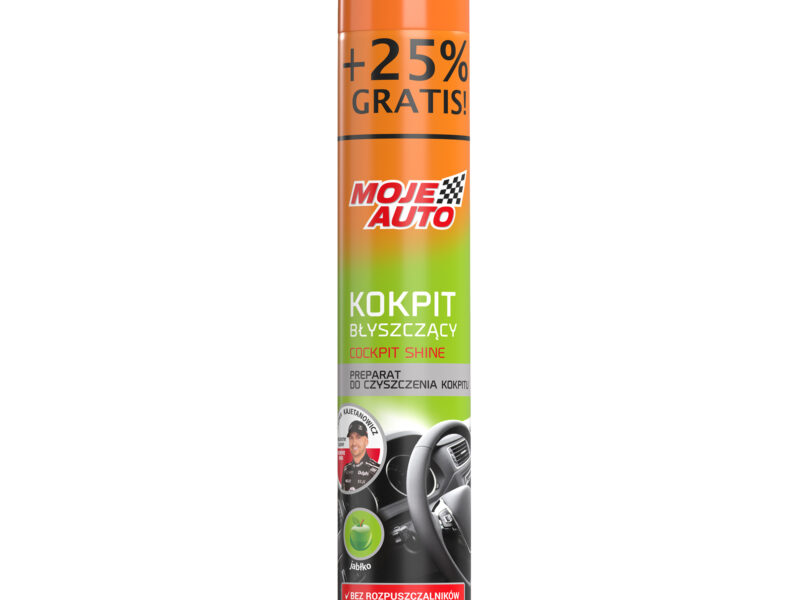 MOJE AUTO - Kokpit Błyszczący - Jabłko 600ml (750ml Promo)