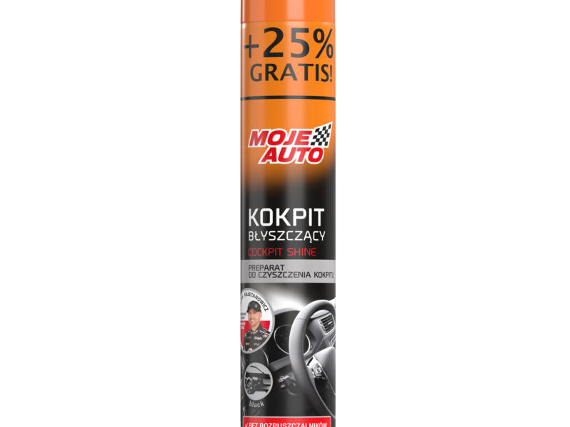 MOJE AUTO - Kokpit Błyszczący - Black 600ml (750ml Promo)