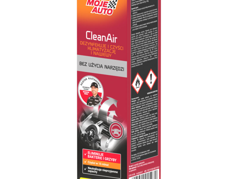 MOJE AUTO - CleanAir - Czyszczenie Klimatyzacji i Nawiewów - New Car 150ml - BIOBÓJCZY