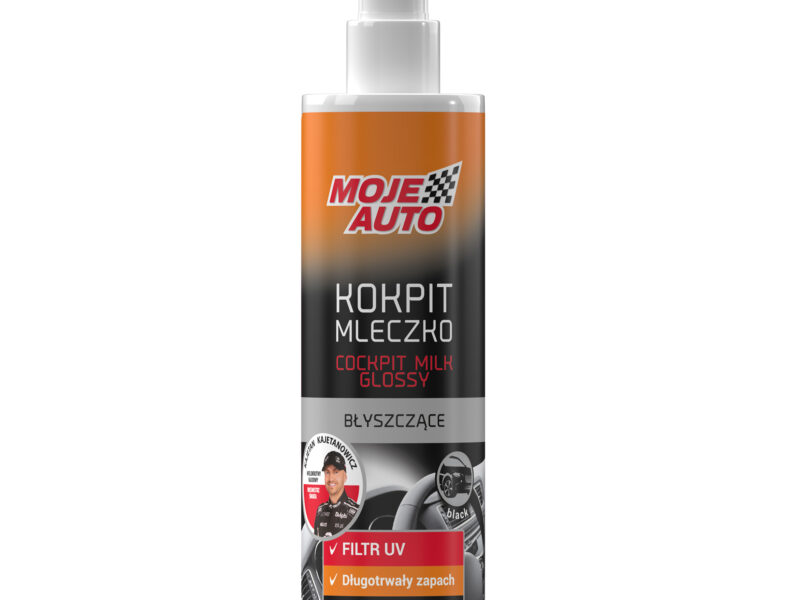 MOJE AUTO - Mleczko do Kokpitu Blysk - Black 300ml
