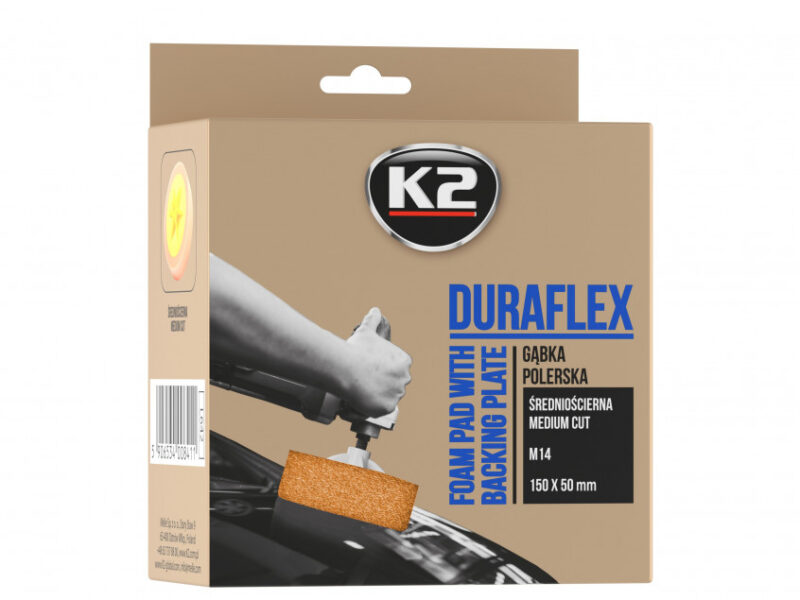K2 DURAFLEX GĄBKA POLERSKA ŚREDNIOŚCIERNA, GWINT M14