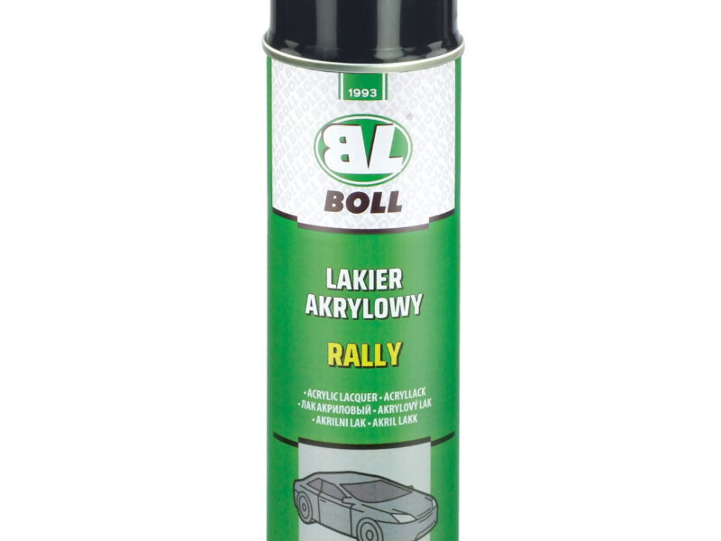BOLL lakier akrylowy rally spray czarny połysk 500ml