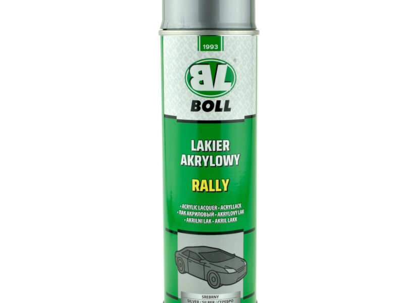 BOLL lakier akrylowy rally spray srebrny 500ml