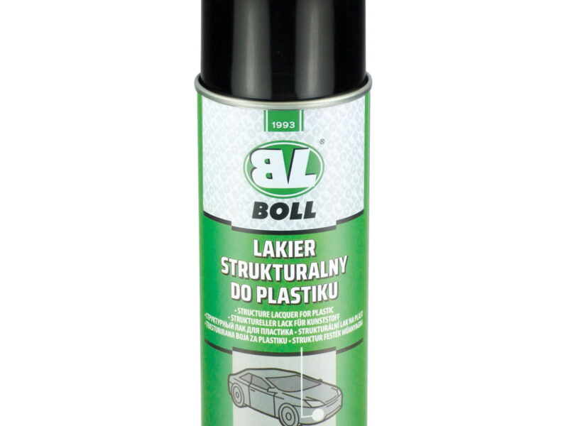 BOLL lakier strukturalny do plastiku czarny 400ml