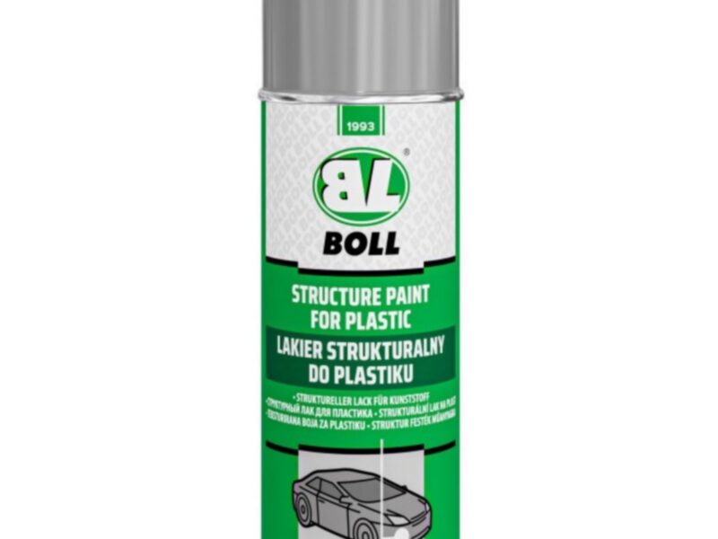 BOLL lakier strukturalny do plastiku szary 400ml