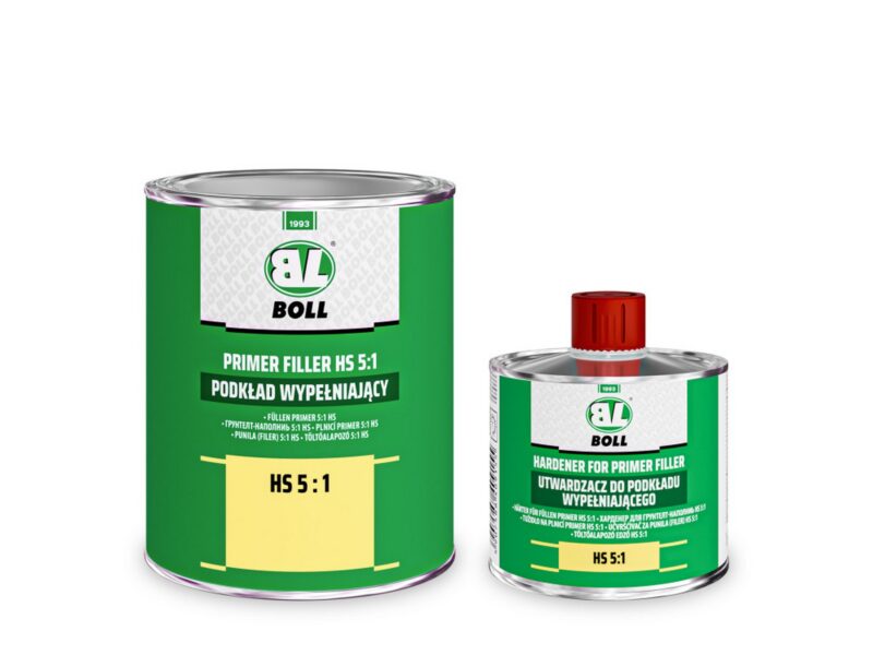 Boll podkład wypełniający HS 5:1 biały + utwardzacz komplet 960 ml