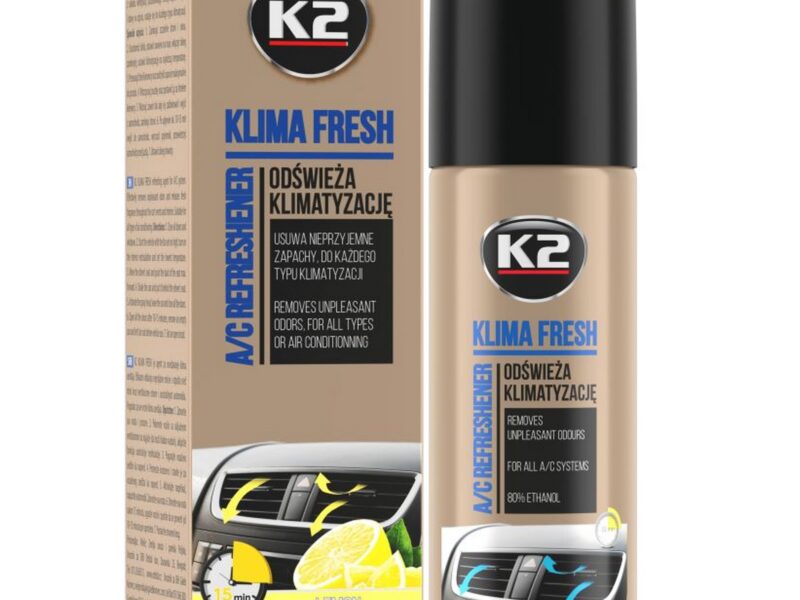 K2 KLIMA FRESH ODŚWIEŻACZ KLIMATYZACJI LEMON 150ML