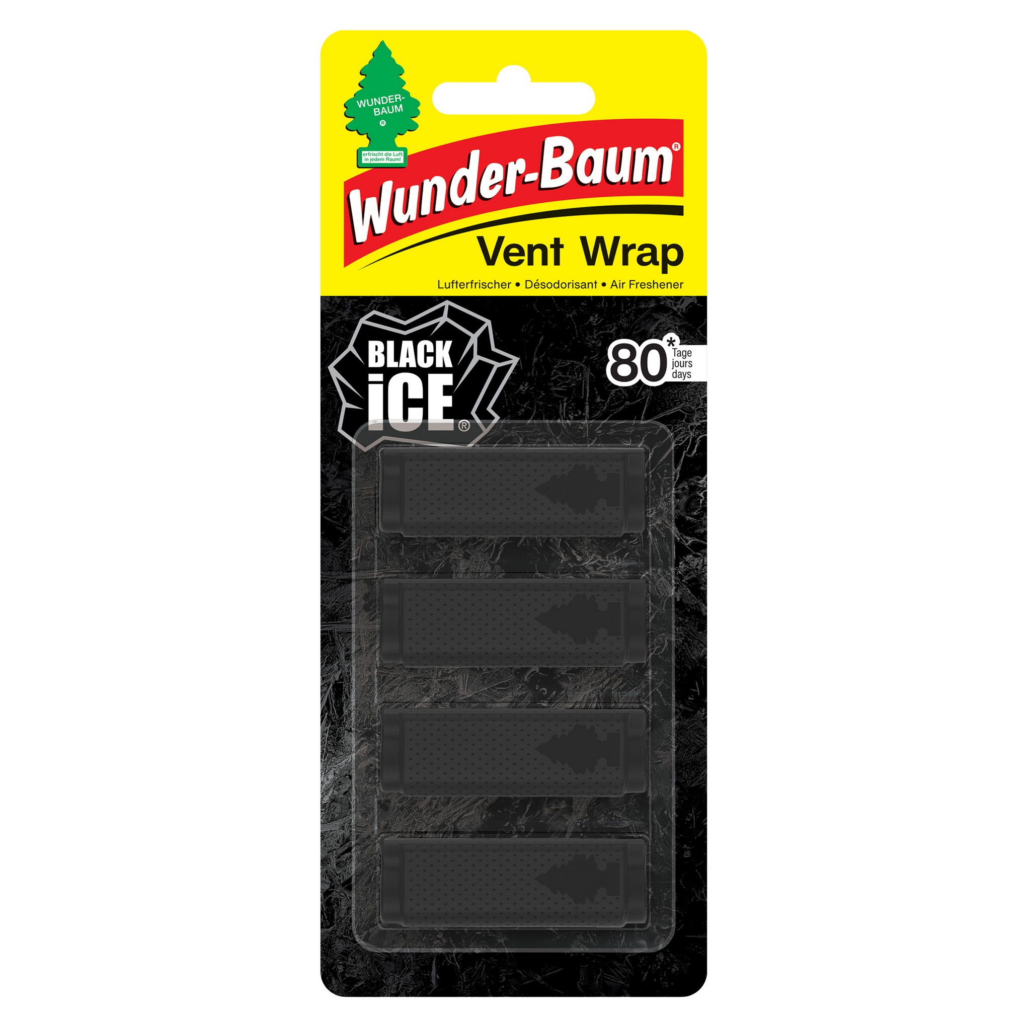 WUNDER-BAUM -Vent Wrap Black Ice 4szt