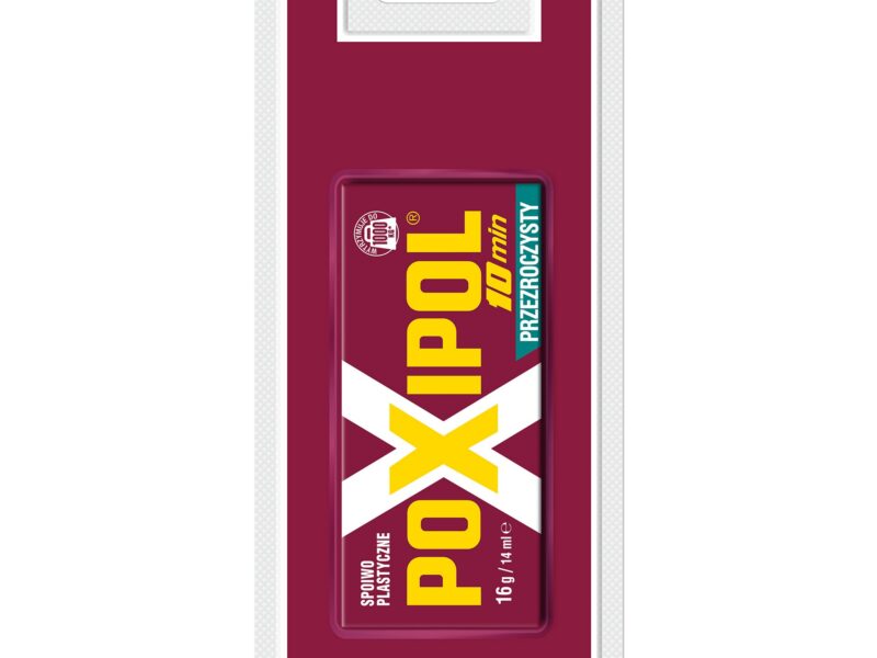 BRIPOX - POXIPOL KLEJ DWUSKŁADNIKOWY PRZEŹROCZYSTY BLISTER 16G/14ML