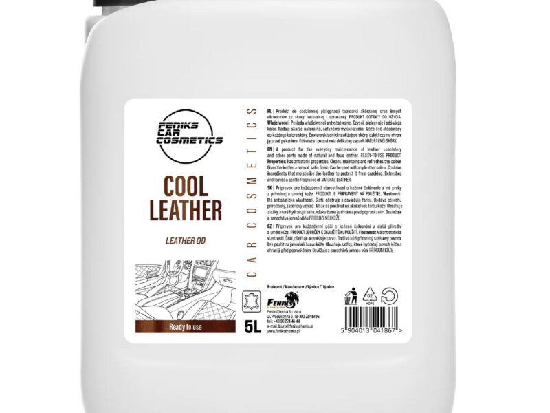 FENIKS Car Cosmetics – Cool Leather QD- Pielęgnacja skóry 5L