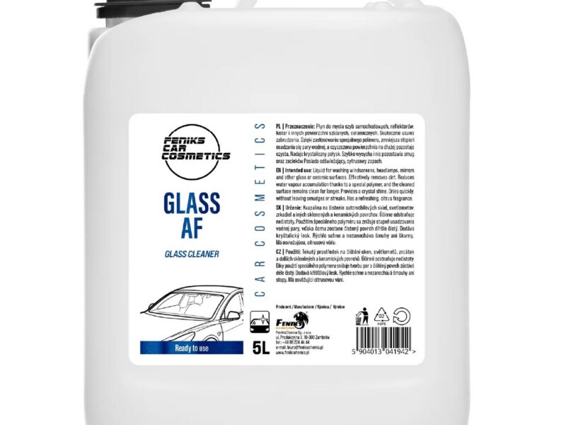 FENIKS Car Cosmetics - Glass A-F – Preparat do mycia szyb 5 L