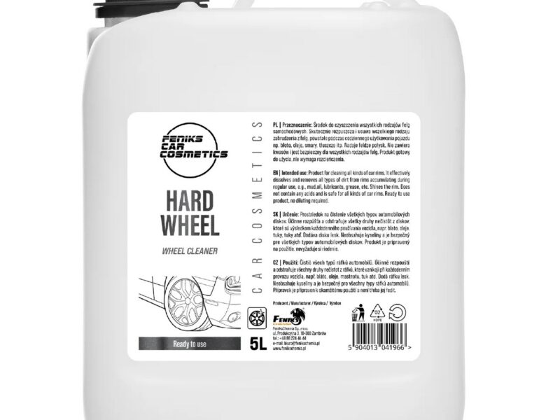 FENIKS Car Cosmetics - Hard Wheel- Środek do czyszczenia felg 5L