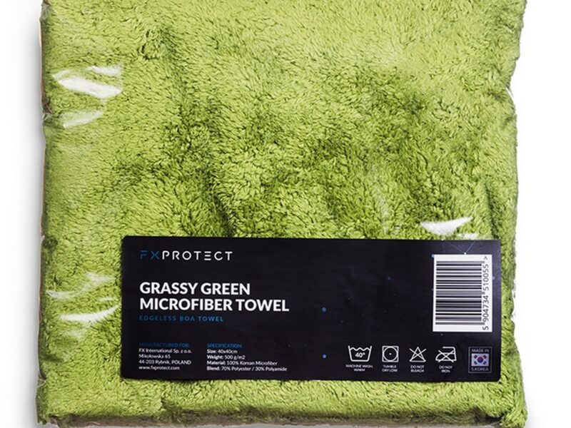 FXPROTECT Grassy Green Boa mikrofibra 40x40cm