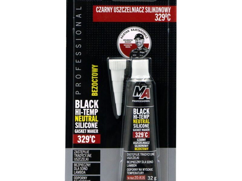 MA PROFESSIONAL USZCZELNIACZ SILIKONOWY CZARNY 329°C 32G