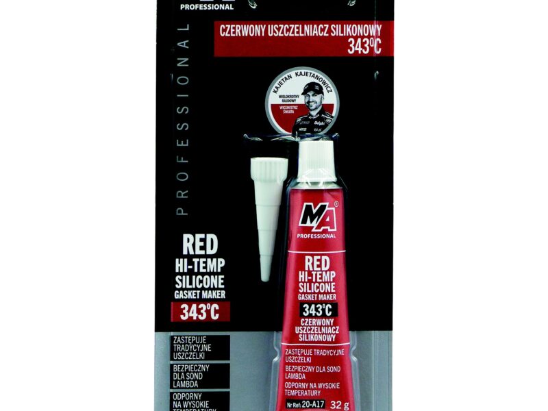 MA PROFESSIONAL USZCZELNIACZ SILIKONOWY CZERWONY 343°C 32G