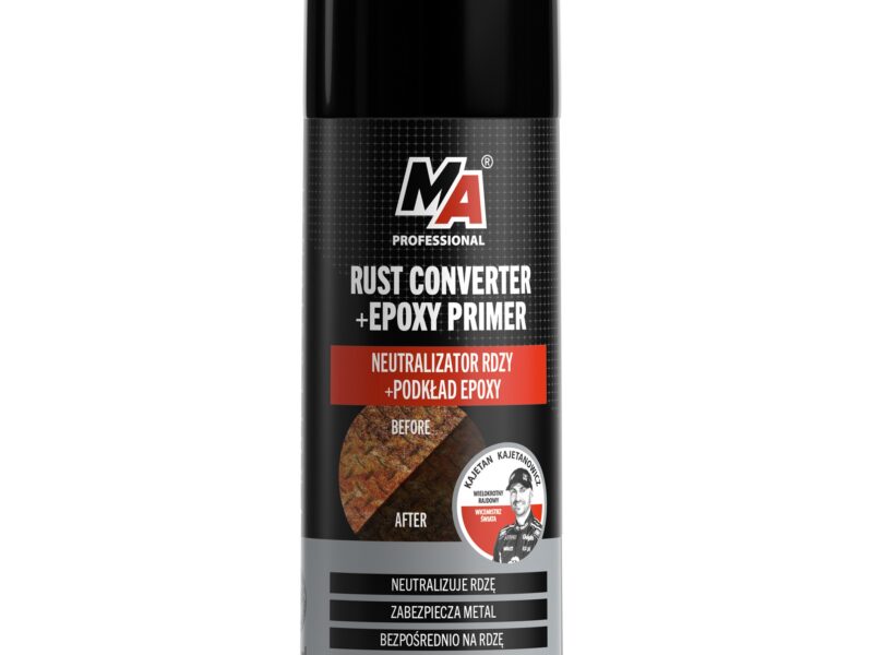 MA PROFESSIONAL RUST CONVERTER  NEUTRALIZATOR RDZY+PODKŁAD EPOXY SPRAY 400ML