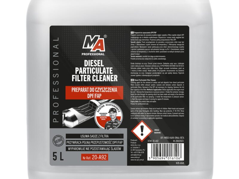 MA PROFESSIONAL PREPARAT DO CZYSZCZENIA DPF/FAP 5L