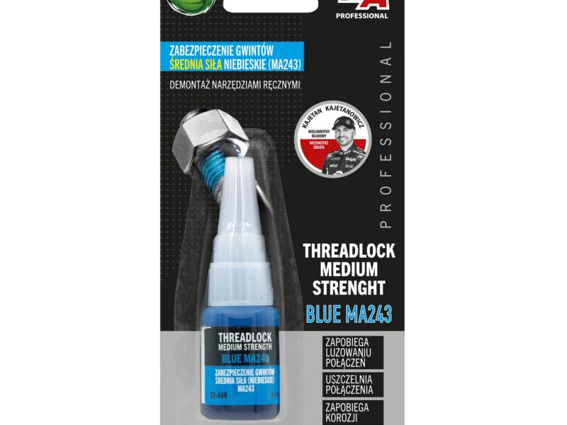 MA PROFESSIONAL ŚRODEK DO ZABEZPIECZANIA GWINTÓW NIEBIESKI ŚREDNI 6ML BLISTER