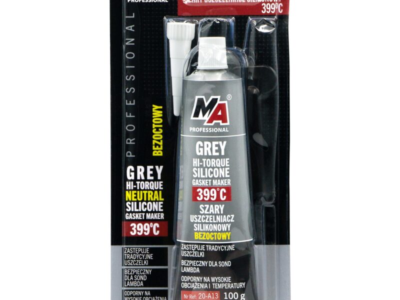 MA PROFESSIONAL USZCZELNIACZ SILIKONOWY SZARY 399°C 100G