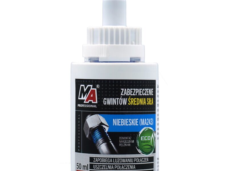 MA PROFESSIONAL ŚRODEK DO ZABEZPIECZANIA GWINTÓW NIEBIESKI ŚREDNI 50ML
