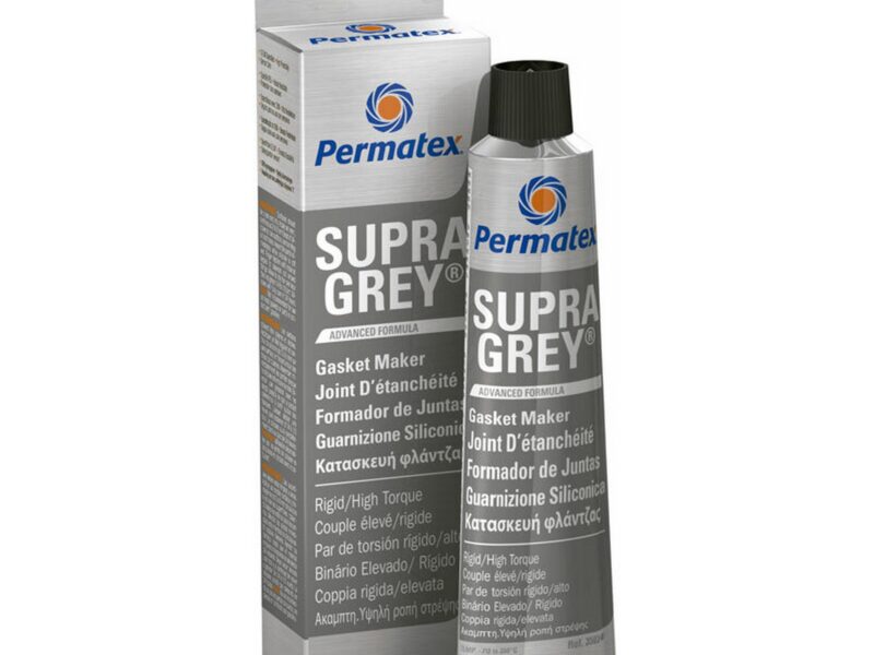 PERMATEX - USZCZELNIACZ SILIKONOWY SZARY SUPRA 80ML (OEM)