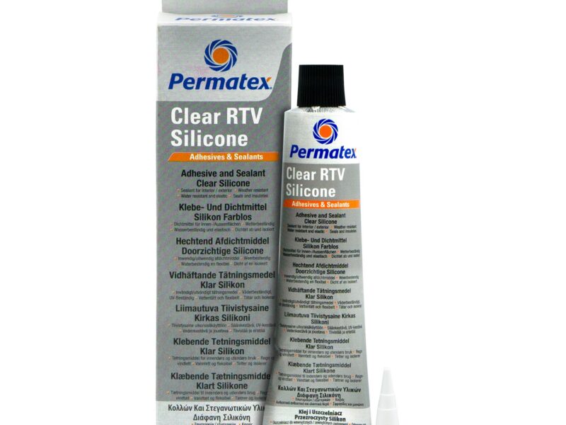 PERMATEX - USZCZELNIACZ SILIKONOWY PRZEŹROCZYSTY RTV 80ml