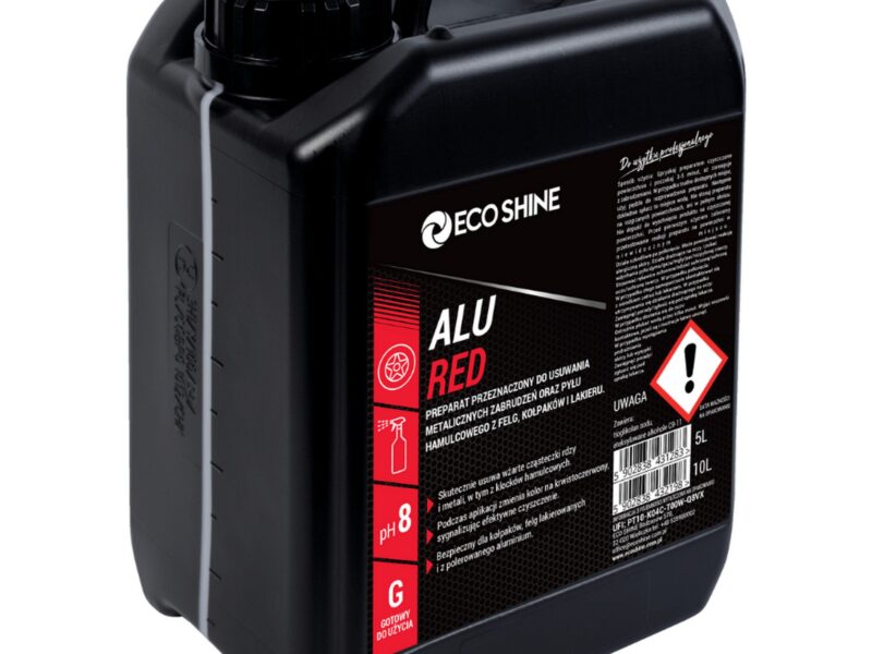 ECO SHINE ALU RED- Preparat do czyszczenia felg, kołpaków i lakieru 10L
