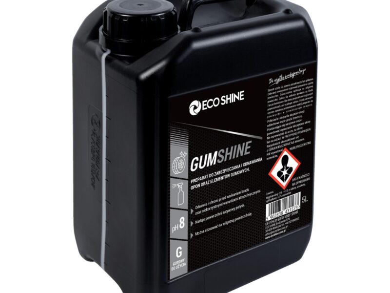 ECO SHINE GUM SHINE - Preparat do opon i elementów gumowych 5L