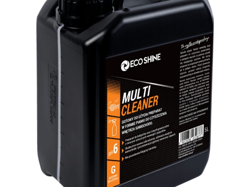 ECO SHINE MULTI CLEANER - Preparat do czyszczenia wnętrza 5 L