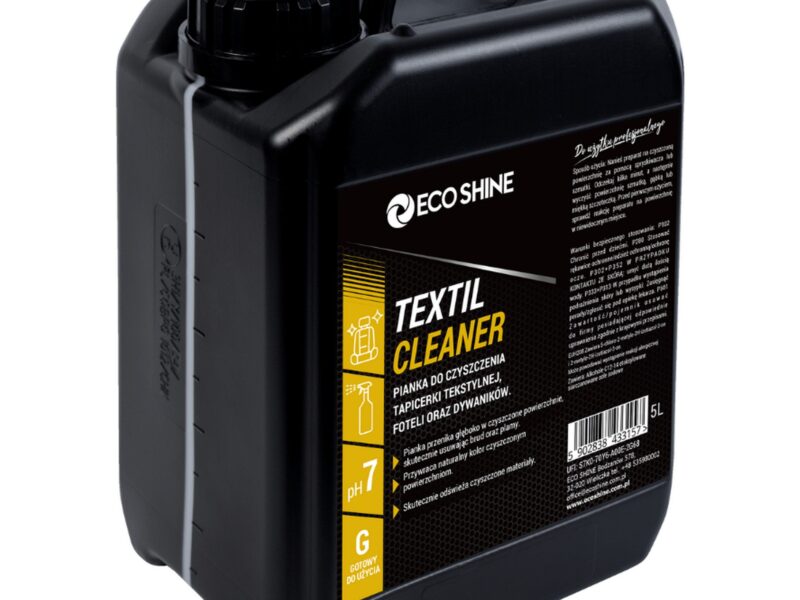 ECO SHINE TEXTIL CLEANER  - Pianka do czyszczenia tapicerki tekstylnej 5L