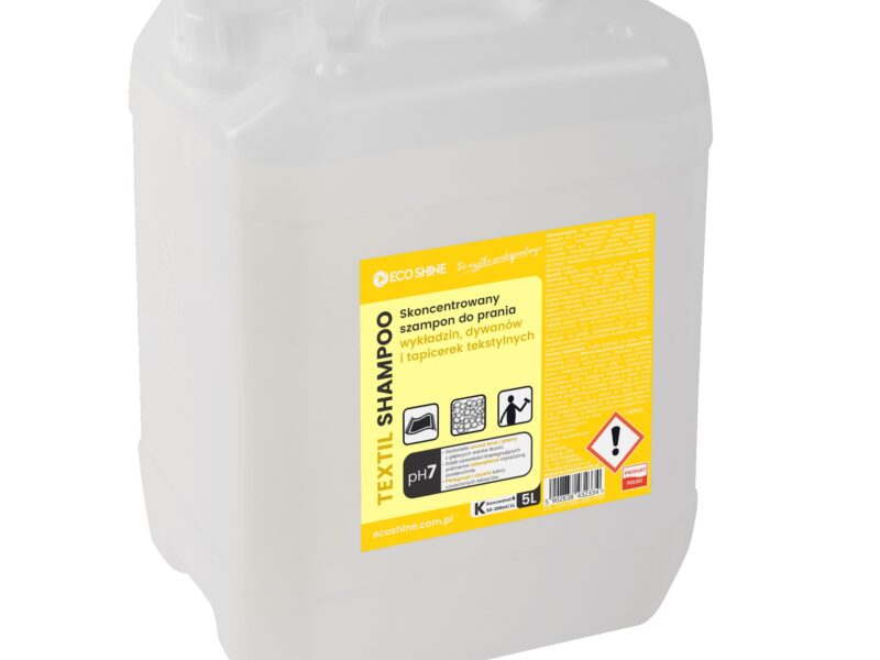 ECO SHINE TEXTIL SHAMPOO - Skoncentrowany szampon do prania 5L
