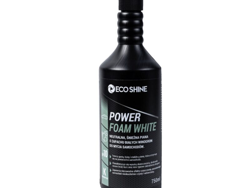 ECO SHINE POWER FOAM WHITE - Neutralna, śnieżna piana 0,75 L