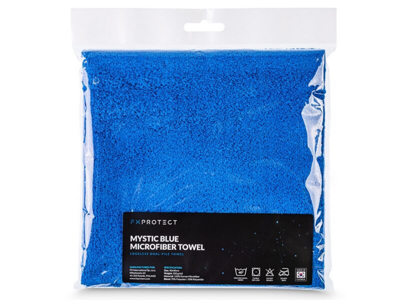 FXPROTECT Mystic Blue fibra - 40x40 ściereczka z koreańskiej mikrofibry