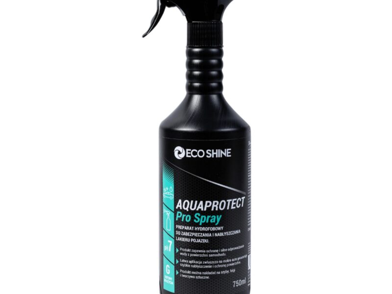 ECO SHINE AQUA PROTECT PRO SPRAY - Preparat hydrofobowy do nabłyszczania lakieru 0,75L