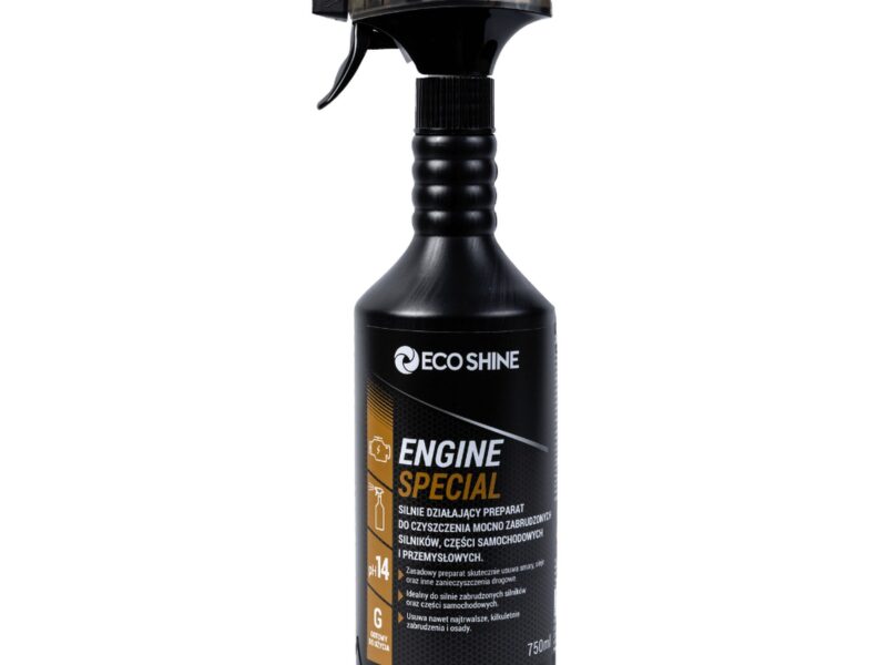 ECO SHINE ENGINE SPECIAL - Silnie działający preparat do czyszczenia silników i części 0,75L