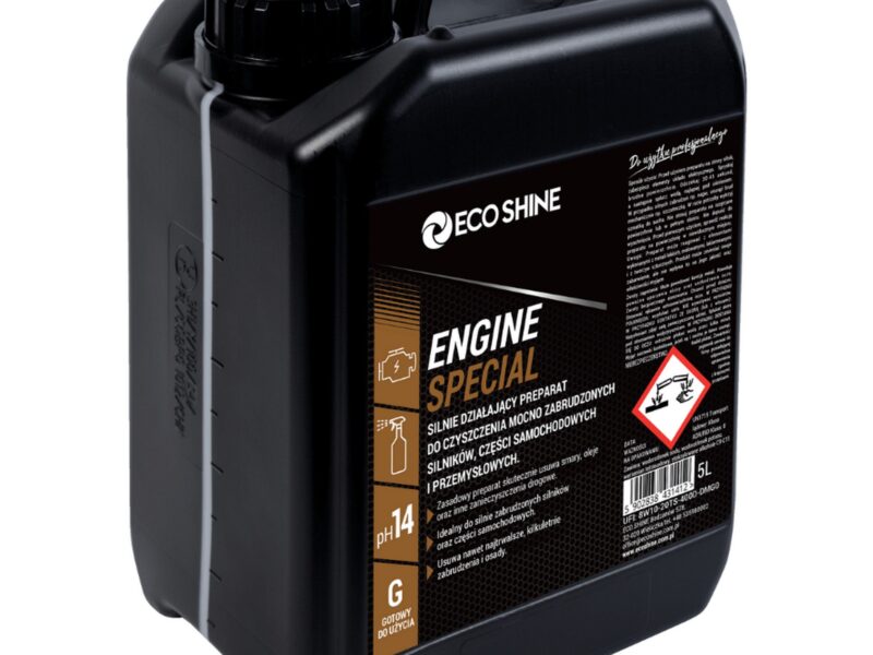 ECO SHINE ENGINE SPECIAL - Silnie działający preparat do czyszczenia silników i części 5L