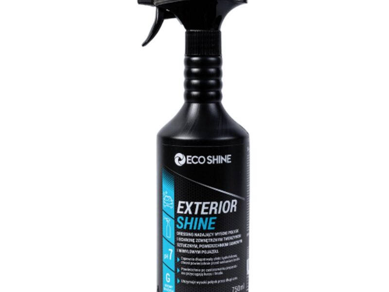 ECO SHINE EXTERIOR SHINE Dressing do tworzyw sztucznych i gumowych 0,75L