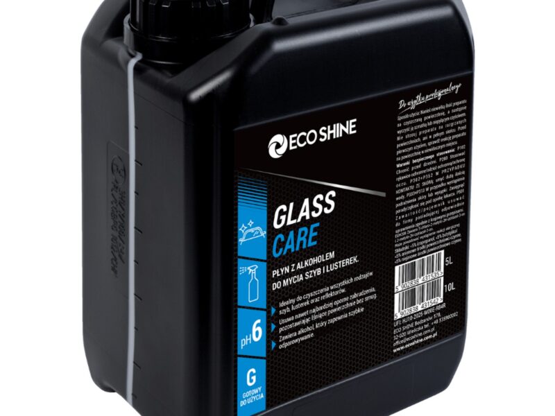 ECO SHINE GLASS CARE - Płyn z alkoholem do mycia szyb i lusterek 10L