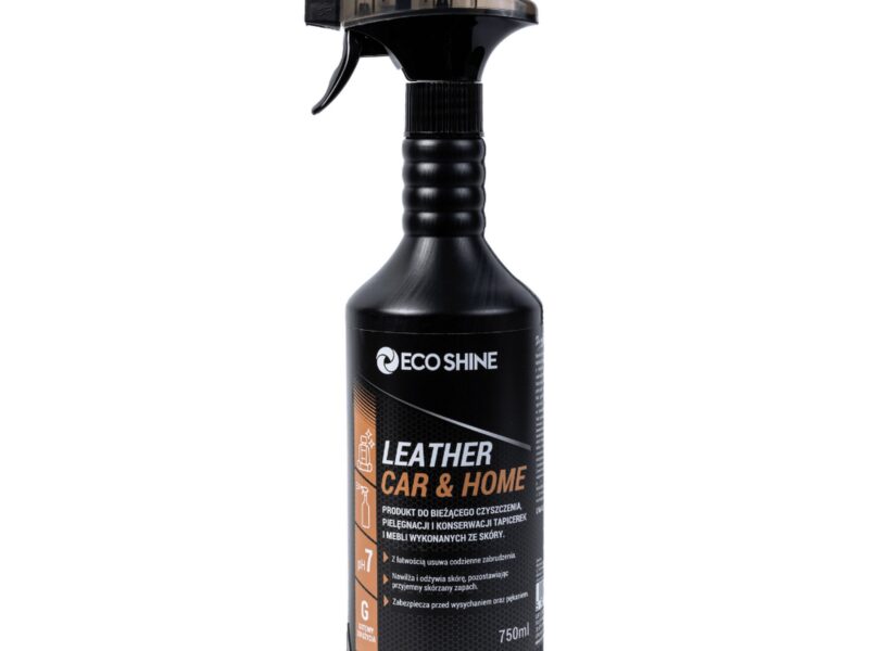 ECO SHINE CAR & HOME - Produkt  do czyszczenia tapicerki skórzanej 0,75L