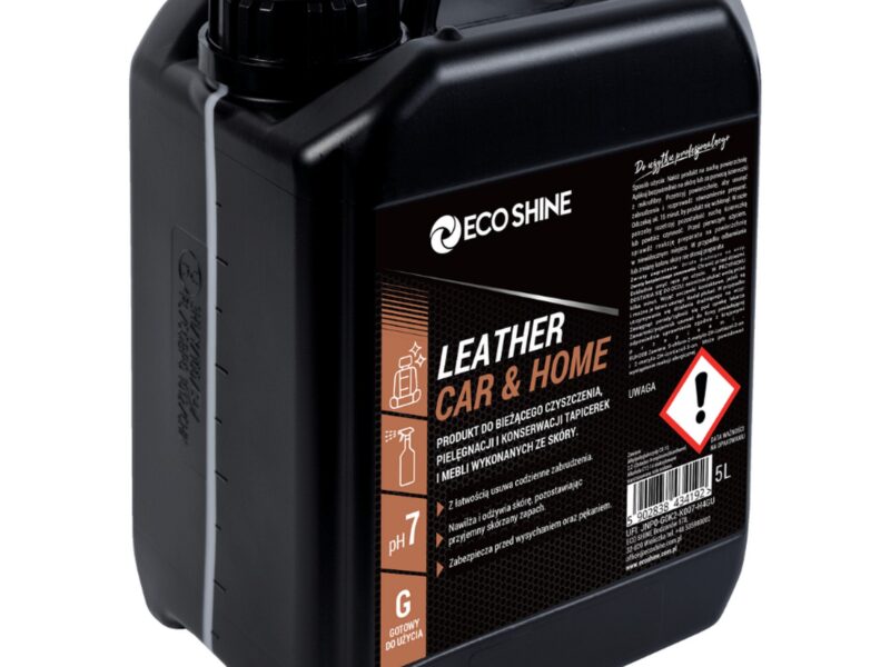 ECO SHINE CAR & HOME - Produkt  do czyszczenia tapicerki skórzanej 5L